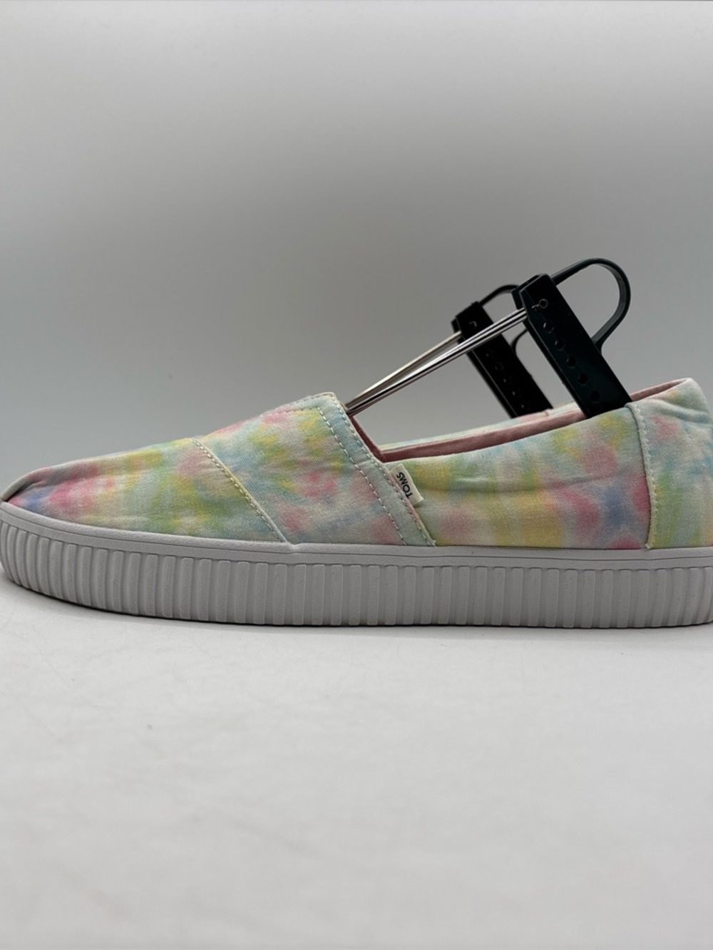 TOMS Alpargata Slip On Shoes Women’s Size‎ 10 Pastel Tie Dye Canvas Casual Flats